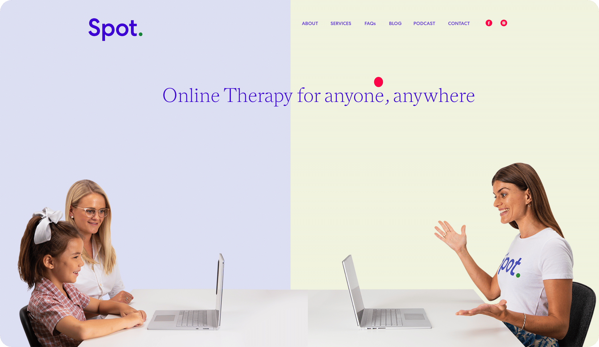 Spot Therapy website